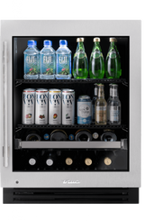 True TUBADA-24-RG-A-S ADA Beverage Center - stainless glass door right hinge