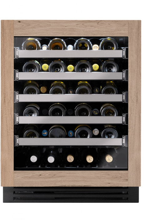 True TUWADA-24-LG-A-O ADA Wine Cabinet - panel-ready glass overlay door
