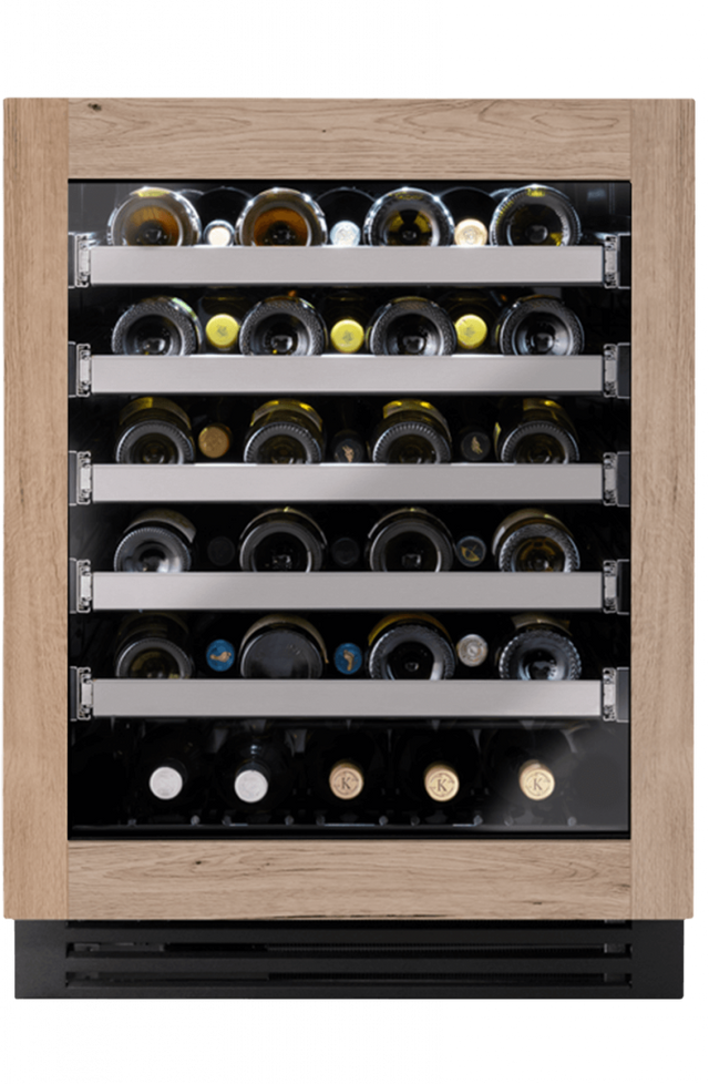 True TUWADA-24-LG-A-O ADA Wine Cabinet - panel-ready glass overlay door