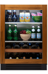 True TBC-24-L-OG-C 24-Inch Beverage Center Overlay Glass panel-ready Left Hinge - product view