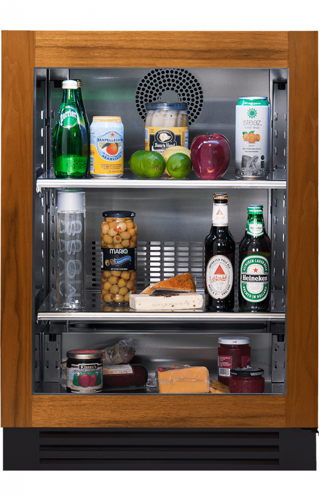 True TUR-24-L-OG-C 24-Inch Undercounter Refrigerator Overlay Glass panel-ready Left Hinge - product view