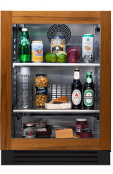 True TUR-24-L-OG-C 24-Inch Undercounter Refrigerator Overlay Glass panel-ready Left Hinge - product view