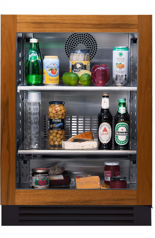 True TUR-24-L-OG-C 24-Inch Undercounter Refrigerator Overlay Glass panel-ready Left Hinge - product view