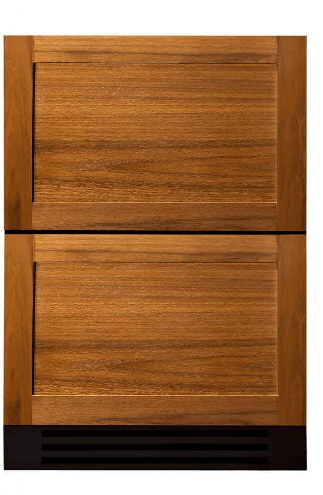 True TUR-24-D-OP-C Refrigerator Drawers - panel-ready overlay front view