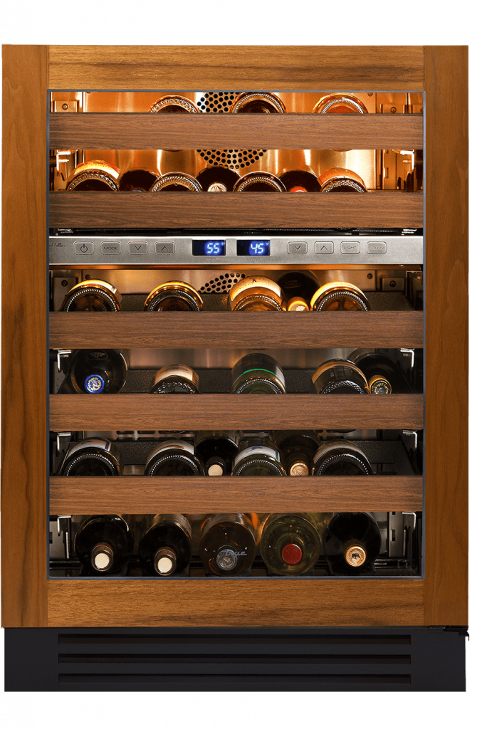 True TWC-24DZ-R-OG-C 24-Inch Dual Zone Wine Cabinet Overlay Glass - product view