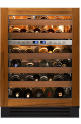 True TWC-24DZ-L-OG-C 24-Inch Dual Zone Wine Cabinet Overlay Glass Left Hinge - product view