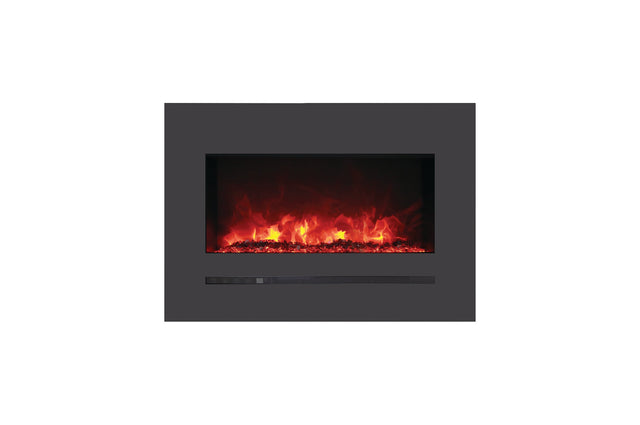 Amantii linear 32 inch electric fireplace - flame detail