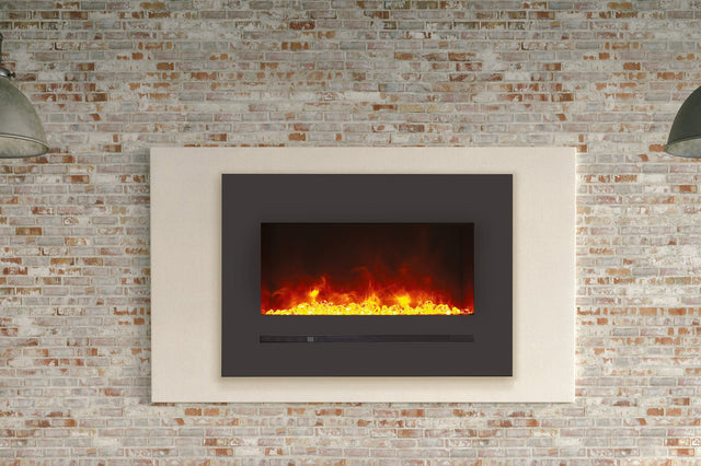 Amantii linear 32 inch electric fireplace - installed