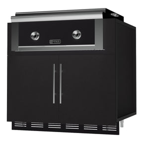 Lynx x John Michael 36-Inch Grill Base Cabinet with Lynx Asado grill installed