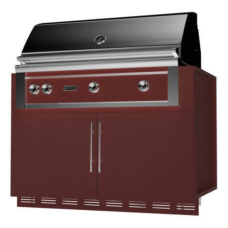 Lynx x John Michael 48-Inch Grill Base Cabinet with Lynx 42-inch grill installed