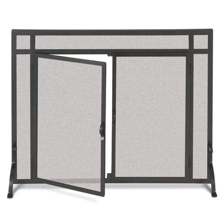 Pilgrim - FGND Forged Iron Fireplace Screen Door