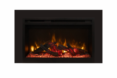 Amantii Fire & Ice RusticStone 30-Inch Built-In Electric Fireplace RS30