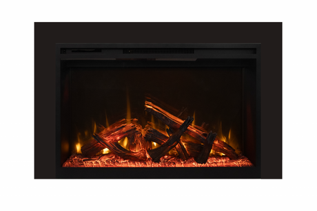 Amantii Fire & Ice RusticStone 42-Inch Built-In Electric Fireplace RS42