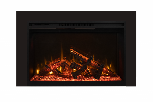 Amantii Fire & Ice RusticStone 42-Inch Built-In Electric Fireplace RS42