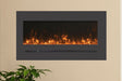 Amantii linear 40 inch electric fireplace - flame detail