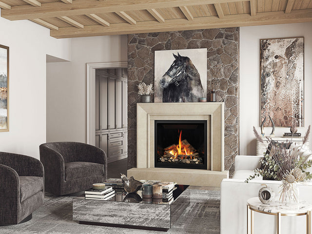 Omega Fireplace Mantel Surround (Cast Stone) 4116.8 GS