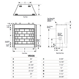 Superior VRE4236 framing dimensions