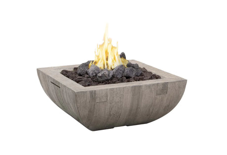 American Fyre Designs Bordeaux Square - Silver Pine reclaimed wood finish
