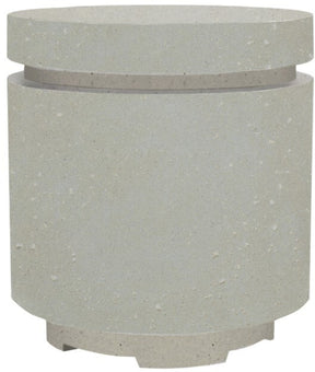 XO 20-Inch Round Propane Tank Enclosure - Limestone