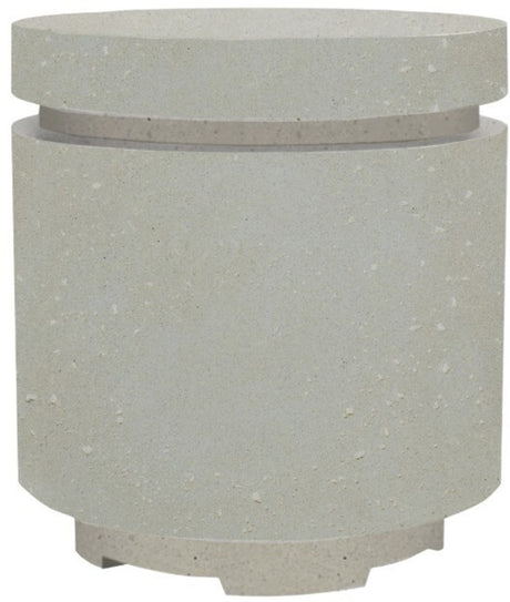 XO 20-Inch Round Propane Tank Enclosure - Limestone