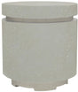 XO 20-Inch Round Propane Tank Enclosure - Limestone