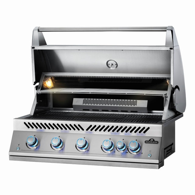 Napoleon 700 Series 5-Burner 38-Inch Built-In Propane Grill w/ Rotisserie & SafetyGlow