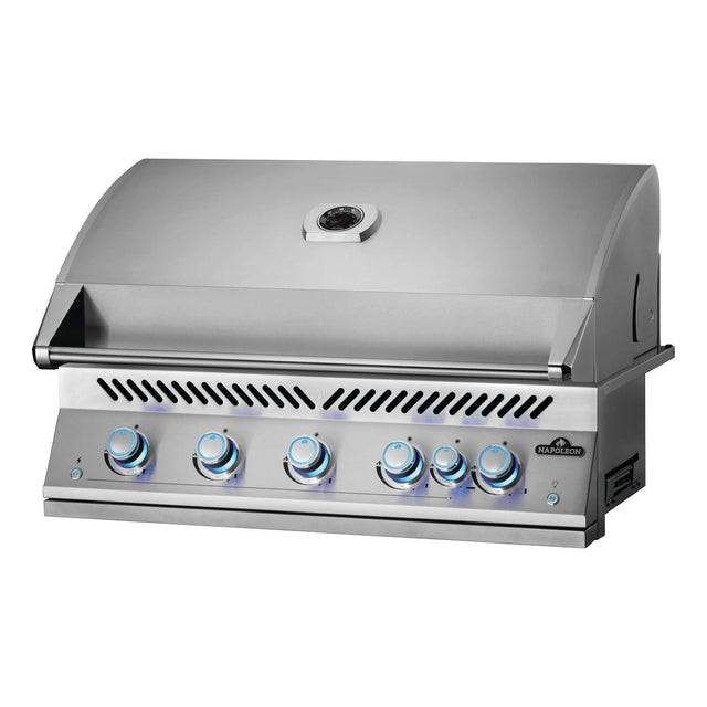 Napoleon 700 Series 5-Burner 38-Inch Built-In Propane Grill w/ Rotisserie & SafetyGlow