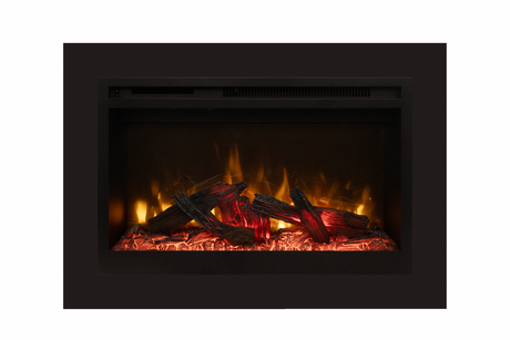 Amantii Fire & Ice RusticStone 30-Inch Built-In Electric Fireplace RS30