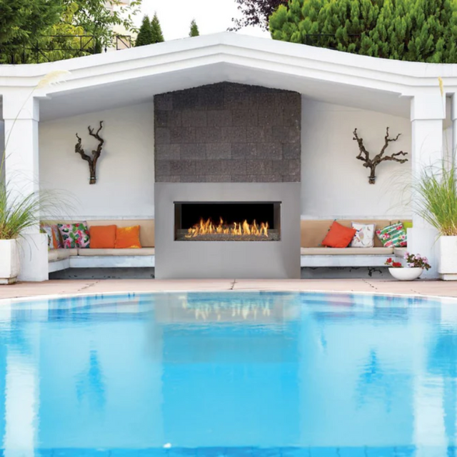 Fire Garden 4024 Linear Outdoor Gas Fireplace - 36" Single-Sided