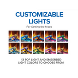 Napoleon Astound FlexMount 74" Linear Electric Fireplace | NEFL74AB
