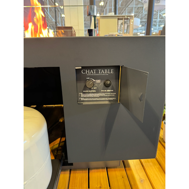 Fire Garden Gas Fire Pit Chat Table