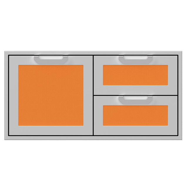 Hestan 36-Inch Double Drawer And Single Storage Door Combo