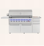 American Made Grills Ovation 54-Inch Freestanding Hybrid Grill with Cart