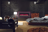 Amantii linear 55 inch electric fireplace - bedroom install