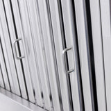 Blaze vent hood commercial-style stainless baffle filters with handles