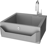 Hestan GIS30 30-Inch outdoor insulated sink front view