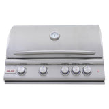 Blaze Premium LTE+ 32-Inch 4-Burner Built-In Gas Grill W/ Rear Infrared Burner & Lift-Assist Hood - BLZ-4LTE3