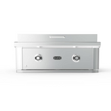 Wildfire Ranch Pro 30” 2 Burner 304 SS Gas Griddle - Built-In