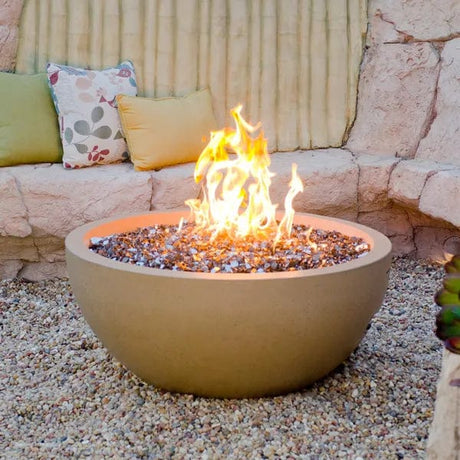 American Fyre Designs 36-Inch Round Fire Bowl - angle view