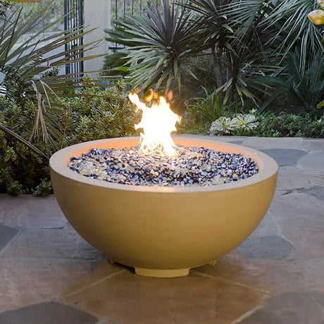 American Fyre Designs 32-Inch Round Fire Bowl - angle view