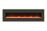 Amantii linear 78 inch electric fireplace - flame detail