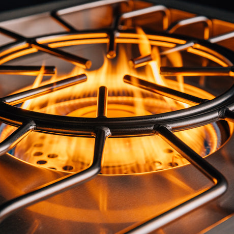 Summerset Pro Power Burner - cooking with a large stockpot