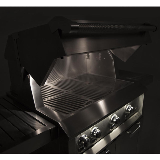 Hestan 36-Inch Built-In Natural Gas Grill W/ Rotisserie - GABR36-NG