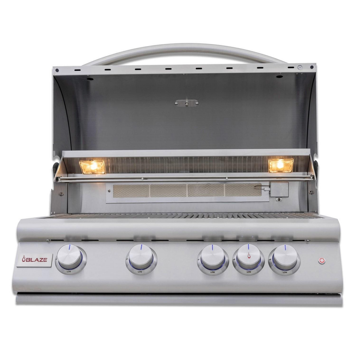 Blaze Premium LTE+ 32-Inch 4-Burner Gas Grill W/ Rear Infrared Burner & Lift-Assist Hood