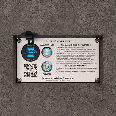 American Fyre Designs Meadow Round Fire Table