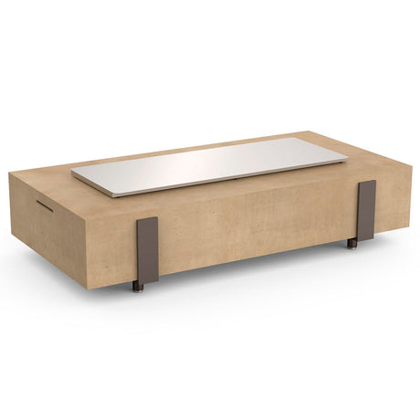 American Fyre Designs Iron Saddle Long Fire Table