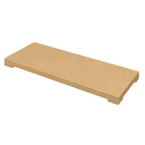 American Fyre Designs 8110-CB rectangular GFRC firetable cover in Cafe Blanco