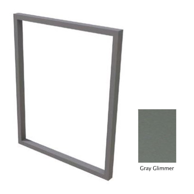 Canyon Series 16"w by 11"h Trim Kit In Grey Glimmer - CAN-TRK-16x11-TexturedGreyGlimmer