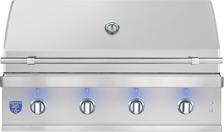 American Made Grills Atlas 42-Inch Built-In Gas Grill - grill head closed