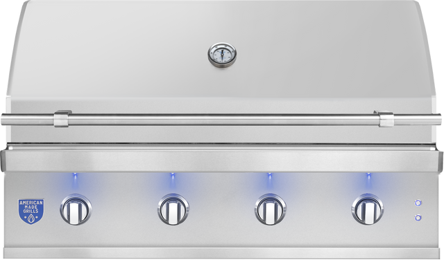 American Made Grills Atlas 42-Inch Built-In Gas Grill - grill head closed